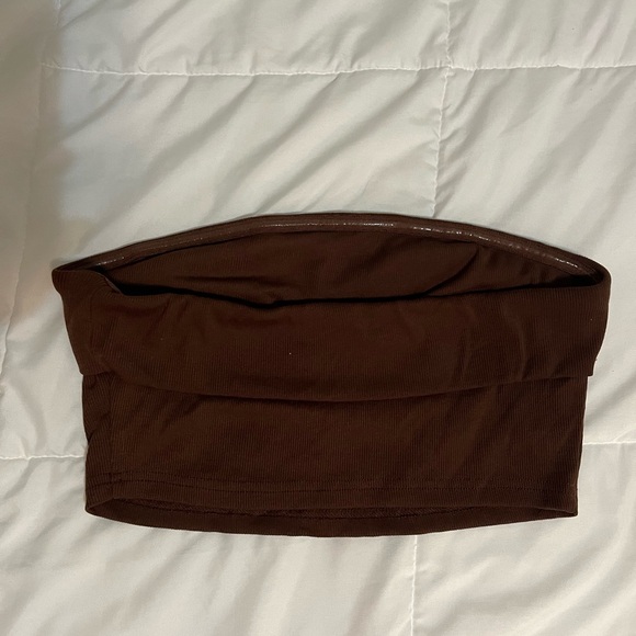 Brown bandeau top - Picture 2 of 3